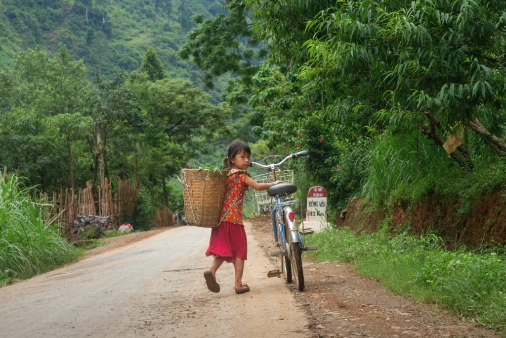 Ha,Giang,,Vietnam,-,June,13,,2017,:,Little,Girl