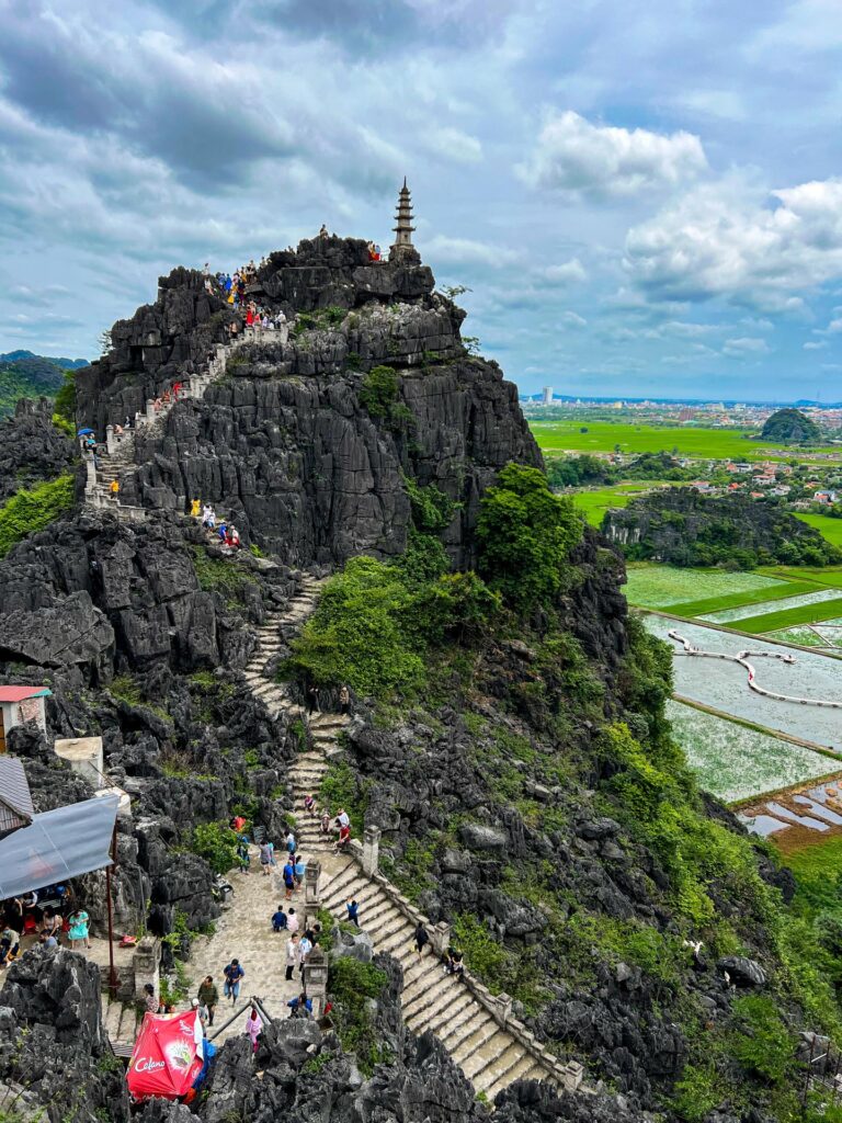 Ninh Binh - Dragon Mountain steps view - Fareast 247