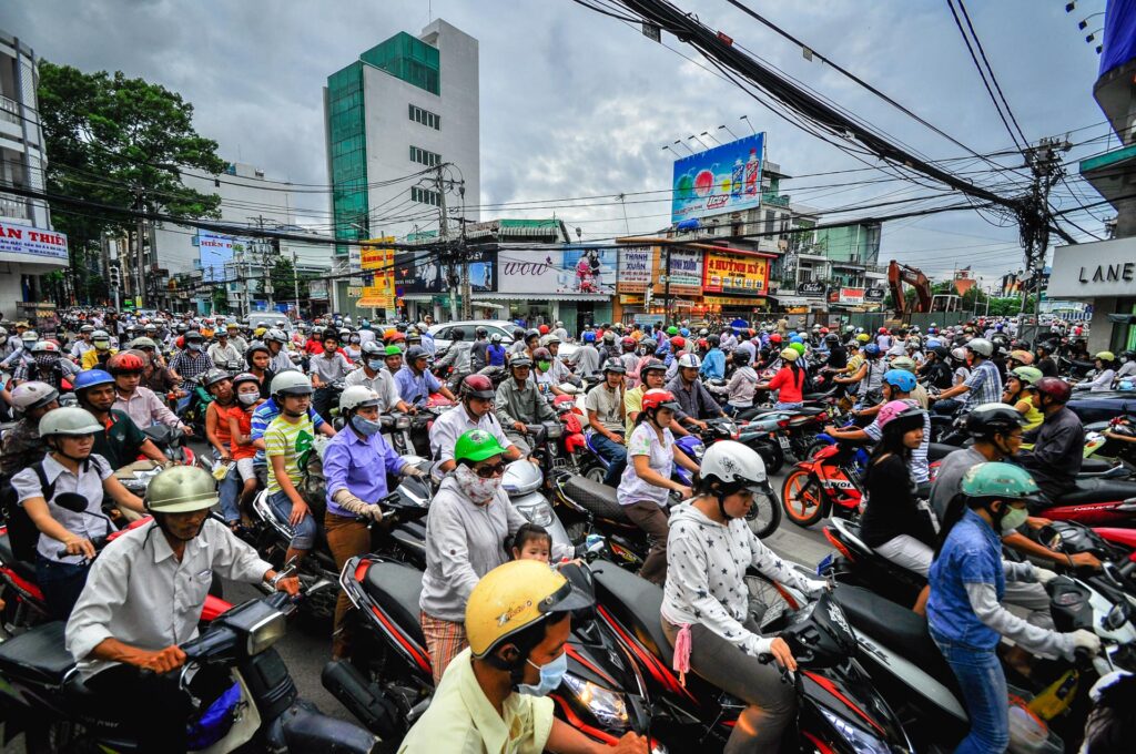 Saigon,,Vietnam,-,June,15:,Road,Traffic,On,June,15, - Fareast247